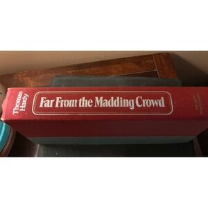 Far From the Madding Crowd Thomas Hardy Nelson Doubleday Vintage Hardcover Red